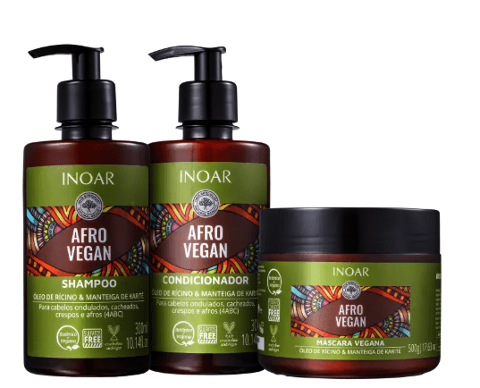 Inoar Afro Vegan Home Care Kit - Keratinbeauty